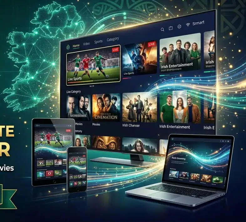 IPTV subscription Ireland on Smart TV, tablet, smartphone and laptop – all devices supported